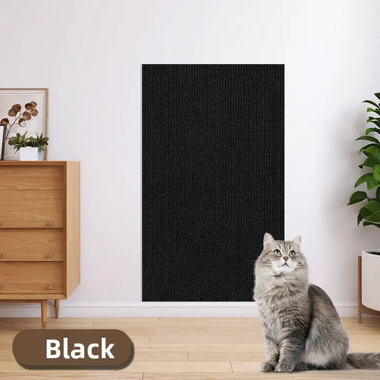 Cat Scratch Protector for Home Furniture - 11.85" x 39.3" Easy Installation Anti-Scratch Sticky Pad, Protects Leather Couch Arms & Corners, Iridescent Stained Glass Decorative Window Film, Sofa Arms by Sohochic