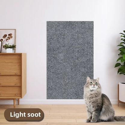 Cat Scratch Protector for Home Furniture - 11.85" x 39.3" Easy Installation Anti-Scratch Sticky Pad, Protects Leather Couch Arms & Corners, Iridescent Stained Glass Decorative Window Film, Sofa Arms by Sohochic