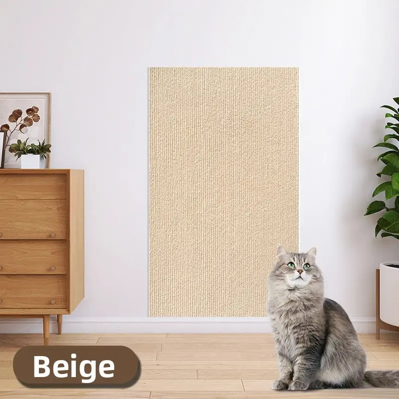 Cat Scratch Protector for Home Furniture - 11.85" x 39.3" Easy Installation Anti-Scratch Sticky Pad, Protects Leather Couch Arms & Corners, Iridescent Stained Glass Decorative Window Film, Sofa Arms by Sohochic