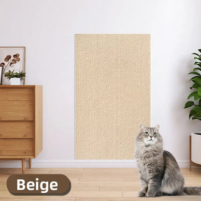 Cat Scratch Protector for Home Furniture - 11.85" x 39.3" Easy Installation Anti-Scratch Sticky Pad, Protects Leather Couch Arms & Corners, Iridescent Stained Glass Decorative Window Film, Sofa Arms by Sohochic